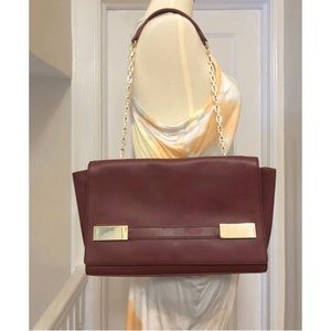 DKNY Leather Shoulder Bag and Convertible Clutch